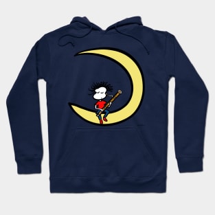 Moon and bassoon Hoodie